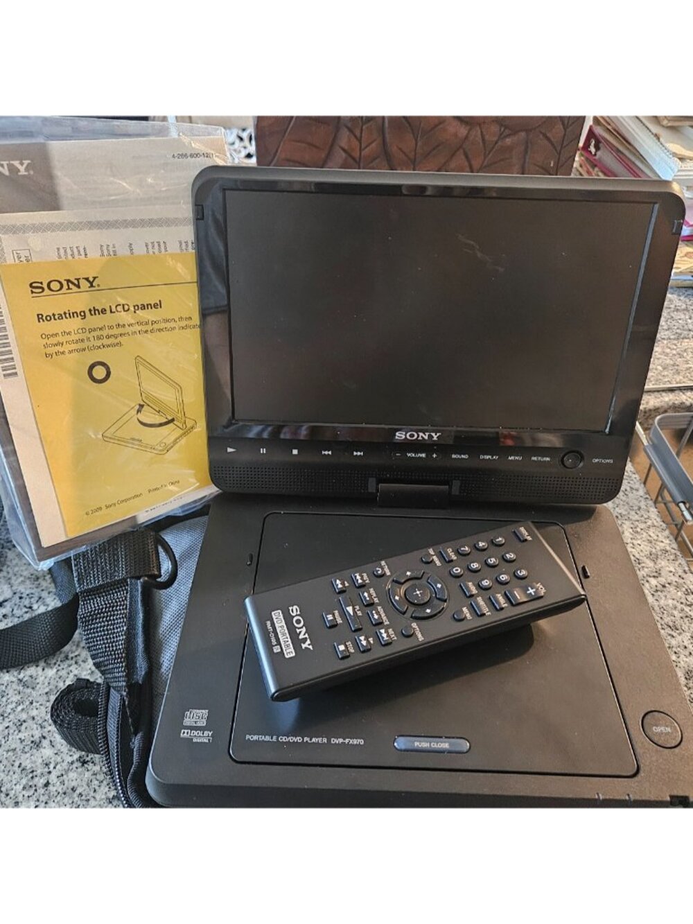 Sony DVP-FX970 9-inch portable DVD player